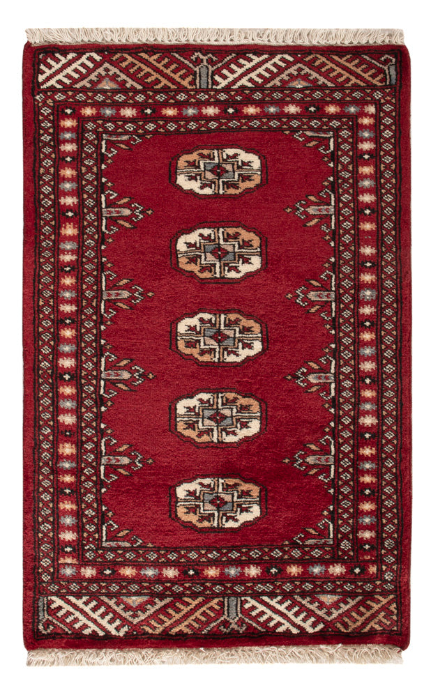 Pakistani Rug - 90 x 60 cm - red