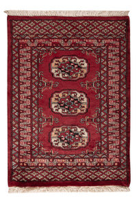 Pakistani Rug - 90 x 64 cm - red