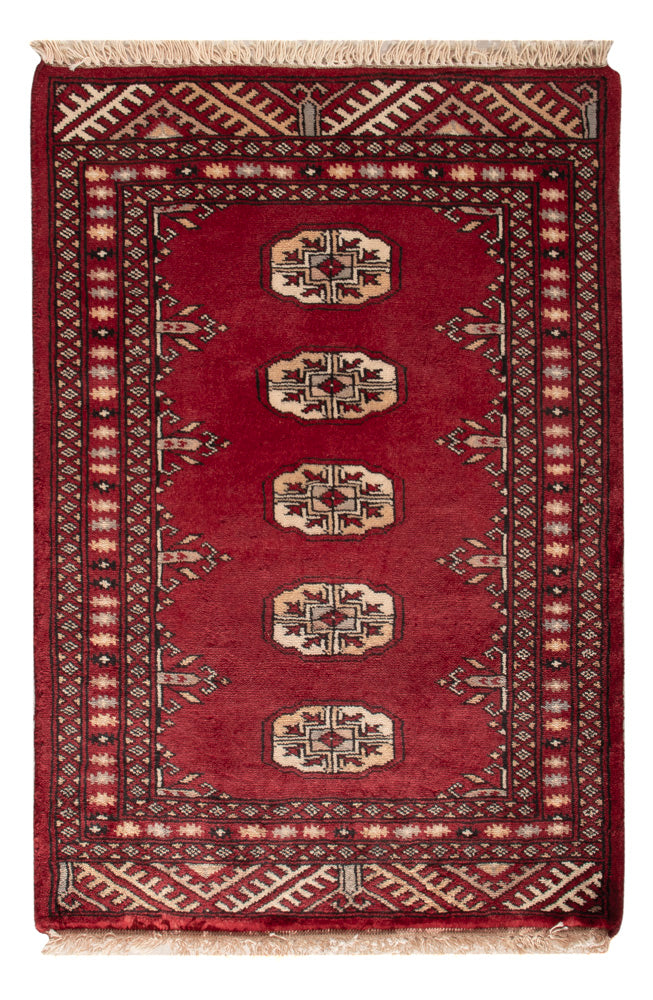 Pakistani Rug - 89 x 62 cm - red