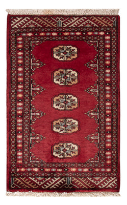 Pakistani Rug - 90 x 60 cm - red