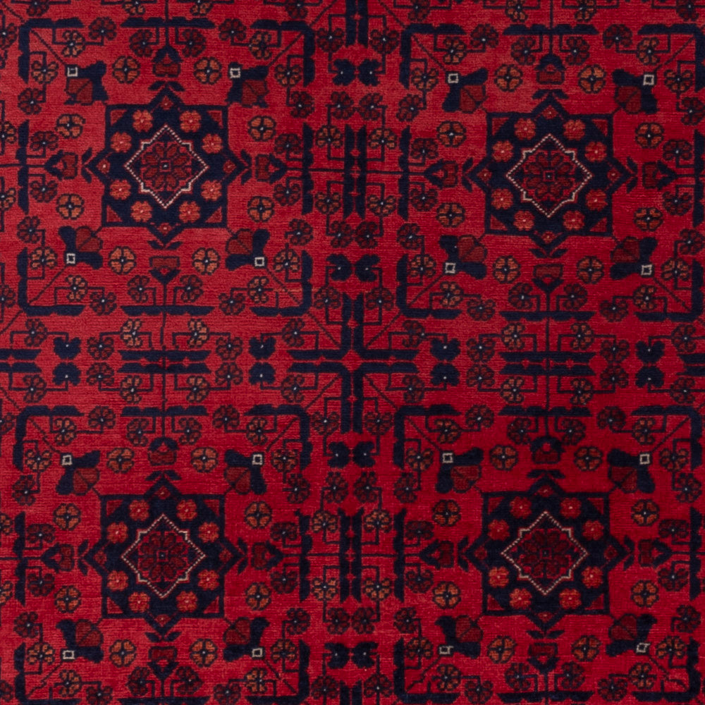 Afghan Rug - Royal - 154 x 102 cm - red