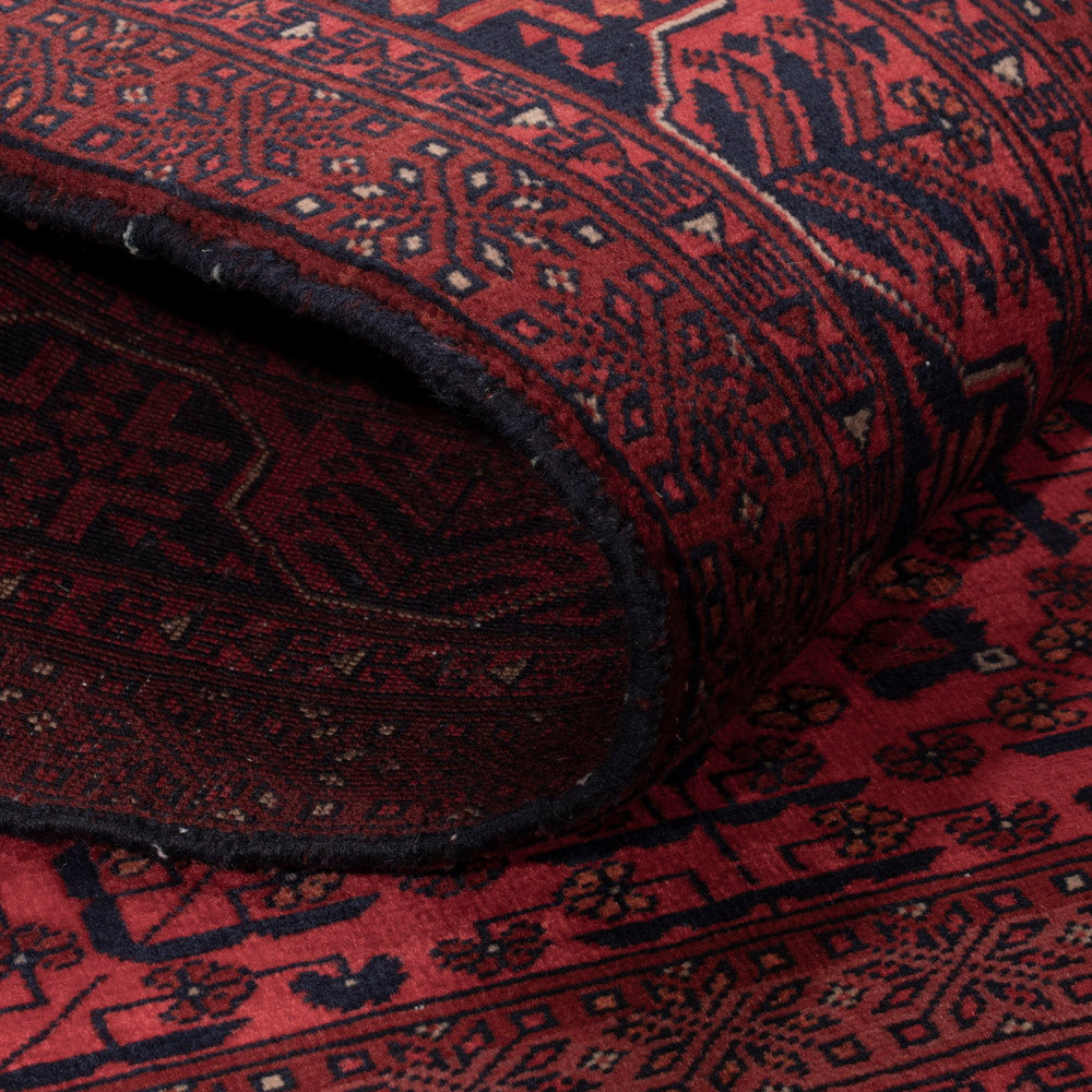 Afghan Rug - Royal - 154 x 102 cm - red