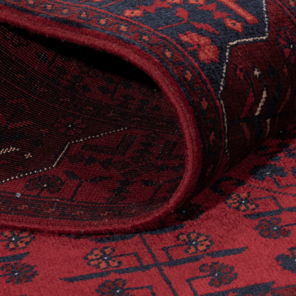 Afghan Rug - Royal - 150 x 101 cm - red