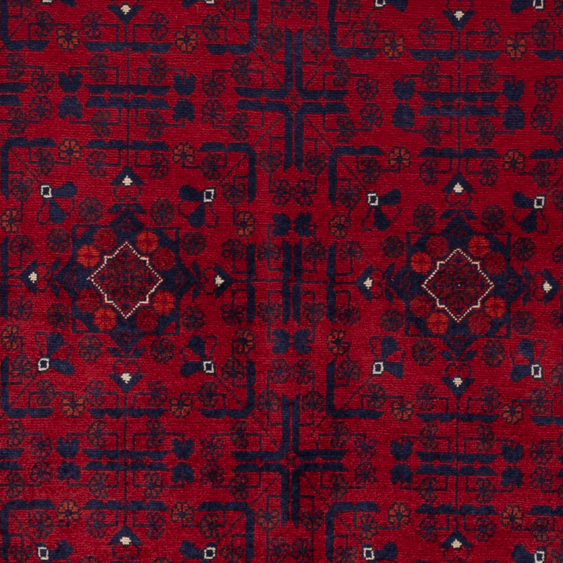 Afghan Rug - Royal - 147 x 103 cm - red