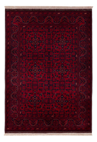 Afghan Rug - Royal - 150 x 101 cm - red