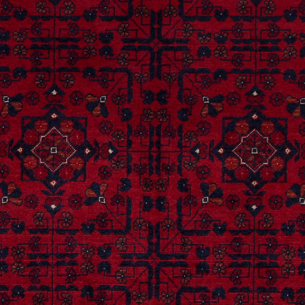 Afghan Rug - Royal - 150 x 101 cm - red