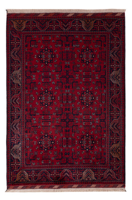 Afghan Rug - Royal - 150 x 102 cm - red
