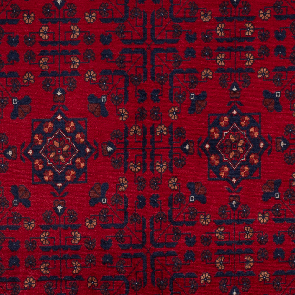 Afghan Rug - Royal - 152 x 104 cm - red