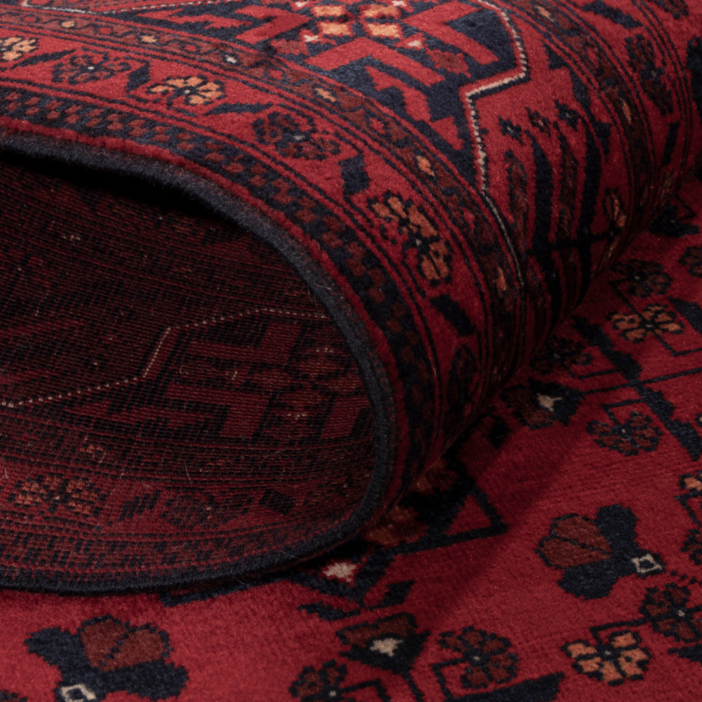 Afghan Rug - Royal - 152 x 104 cm - red