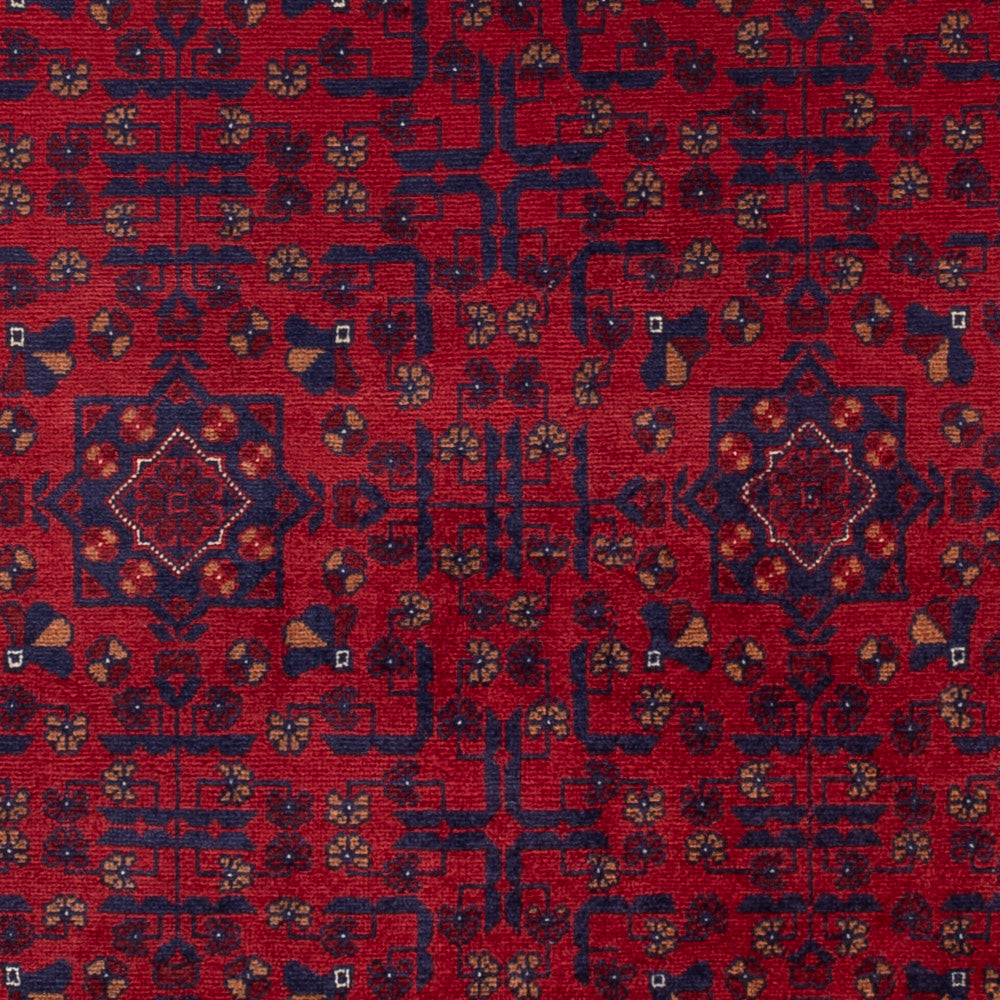 Afghan Rug - Royal - 147 x 102 cm - red