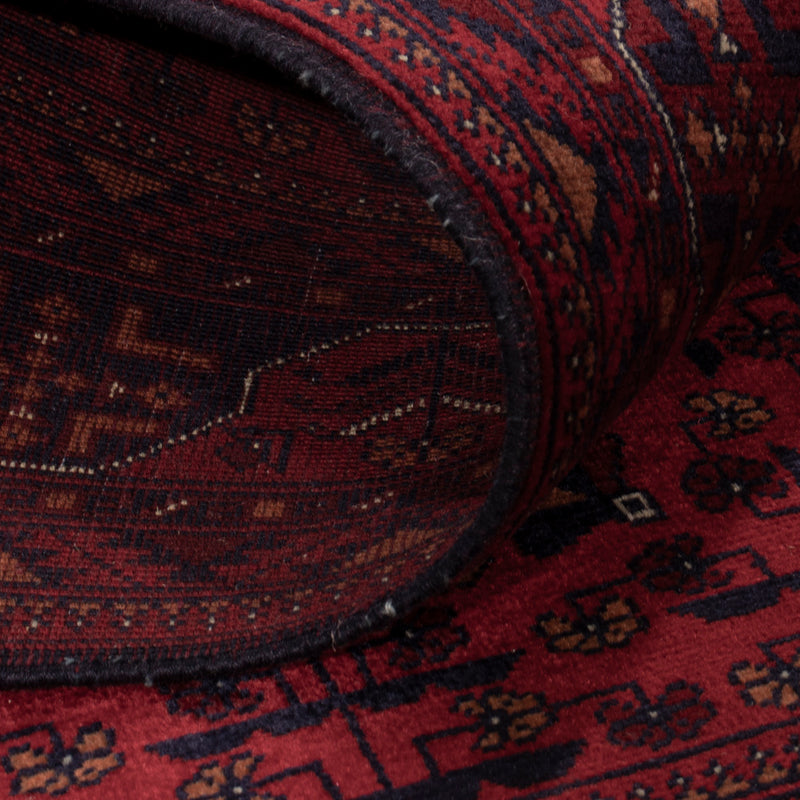 Afghan Rug - Royal - 147 x 102 cm - red