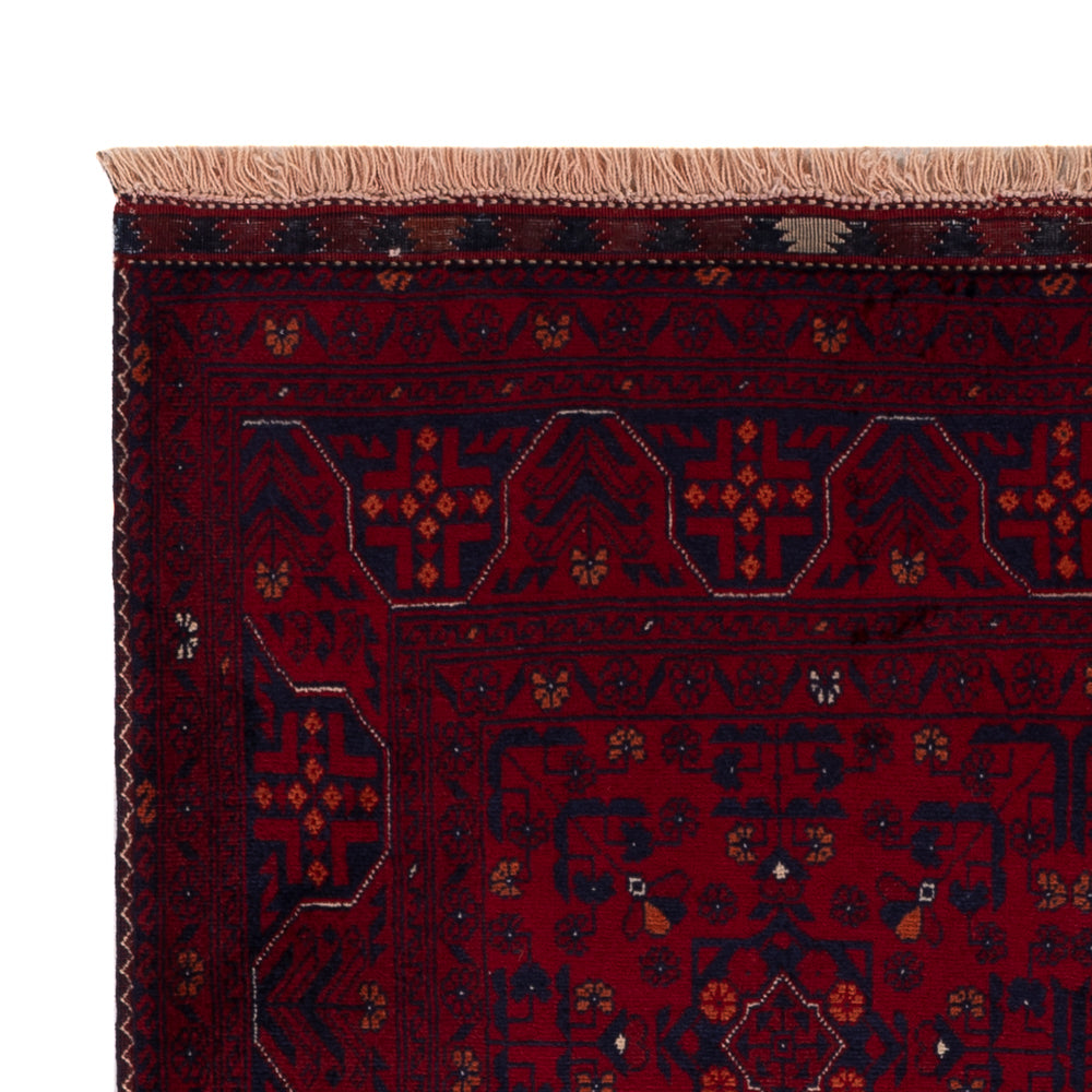 Afghan Rug - Royal - 146 x 103 cm - red