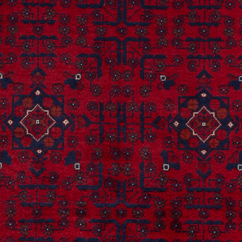 Afghan Rug - Royal - 140 x 103 cm - red