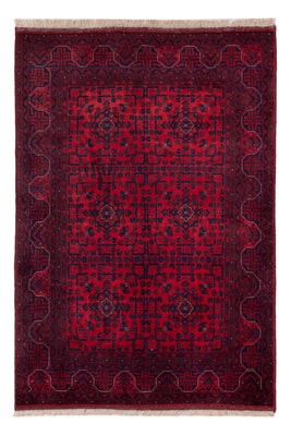 Afghan Rug - Royal - 146 x 102 cm - red