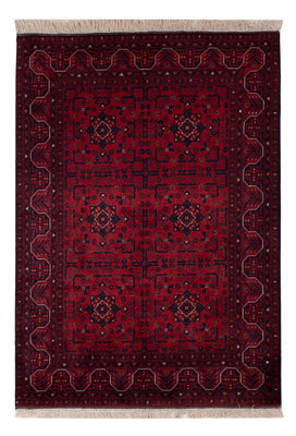 Afghan Rug - Royal - 141 x 99 cm - red