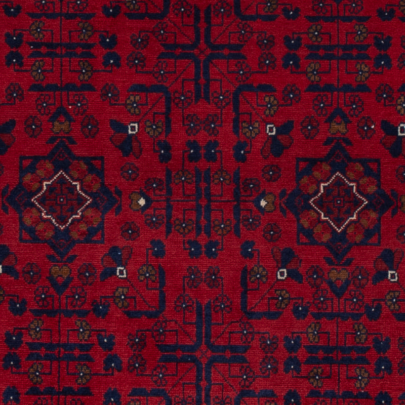 Afghan Rug - Royal - 148 x 104 cm - red