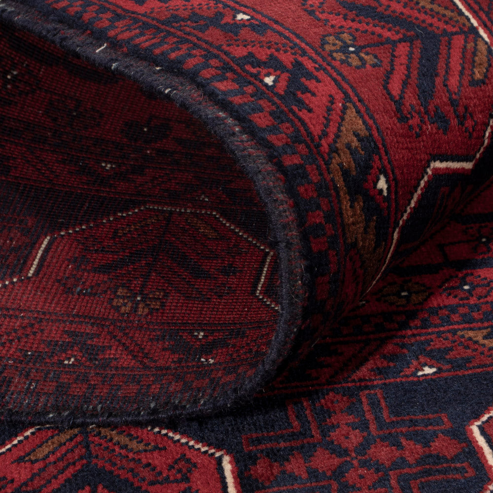 Afghan Rug - Royal - 148 x 104 cm - red