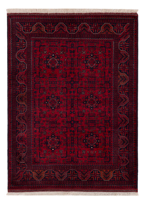 Afghan Rug - Royal - 138 x 101 cm - red