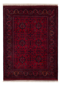 Afghan Rug - Royal - 138 x 101 cm - red