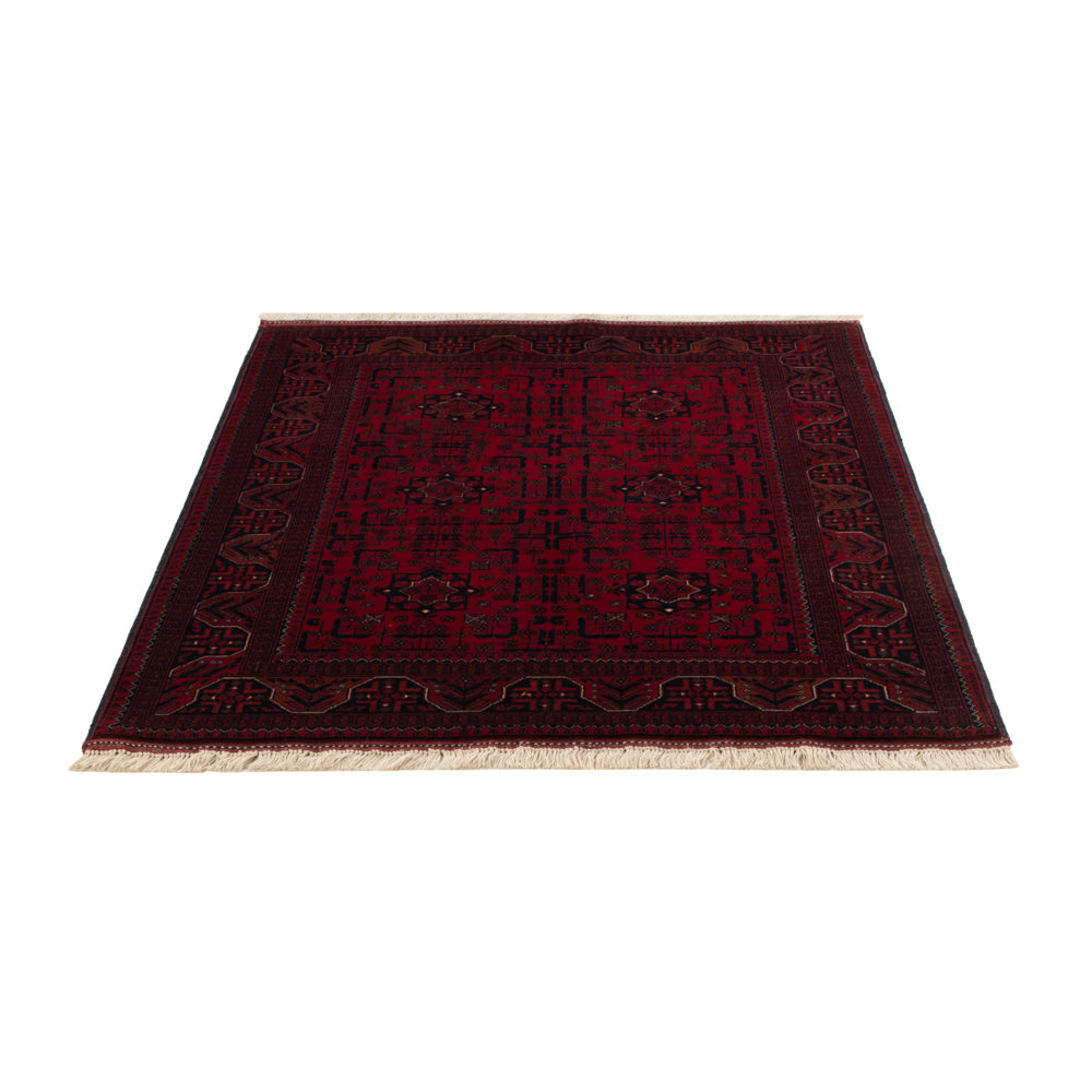 Afghan Rug - Royal - 138 x 101 cm - red