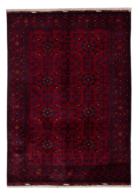 Afghan Rug - Royal - 144 x 100 cm - red