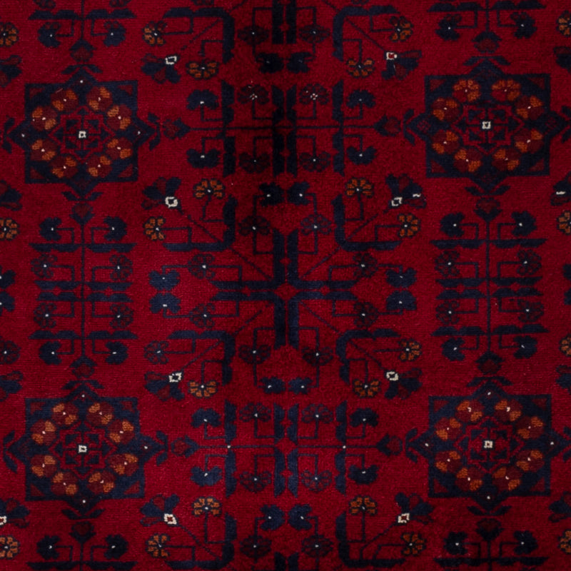 Afghan Rug - Royal - 144 x 100 cm - red