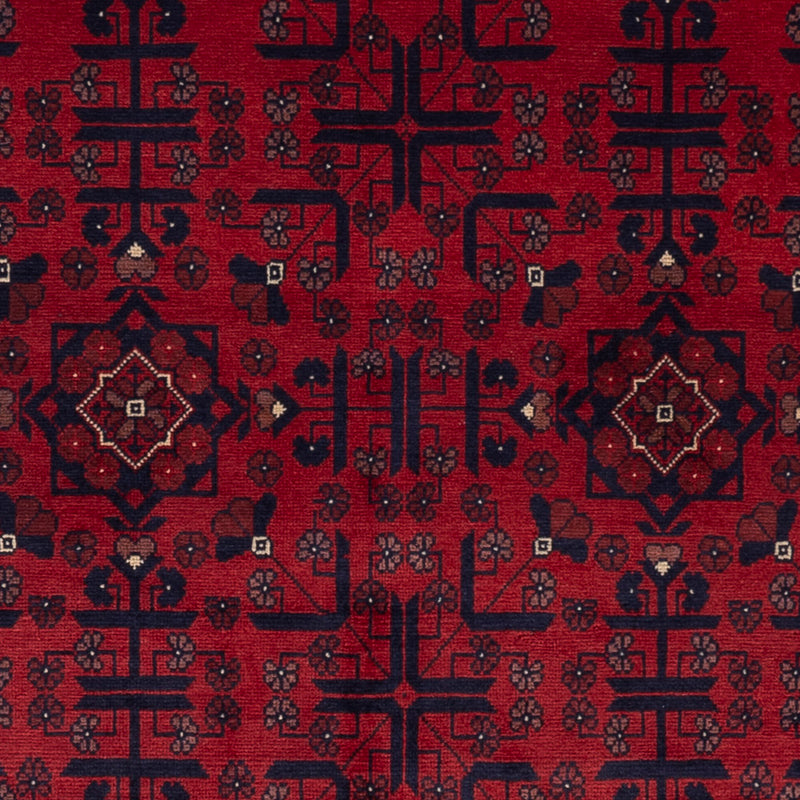 Afghan Rug - Royal - 148 x 100 cm - red