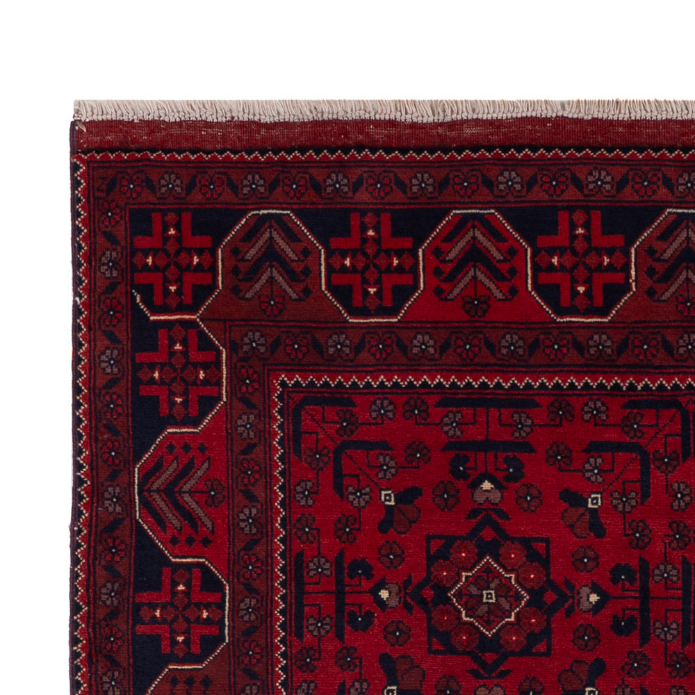 Afghan Rug - Royal - 148 x 100 cm - red