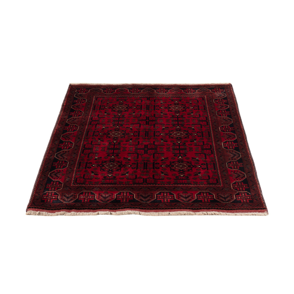 Afghan Rug - Royal - 148 x 100 cm - red