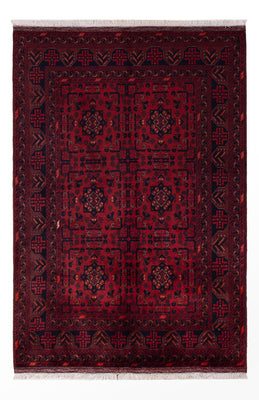 Afghan Rug - Royal - 149 x 101 cm - red