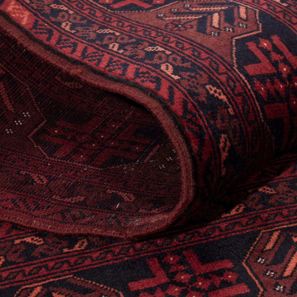 Afghan Rug - Royal - 149 x 101 cm - red