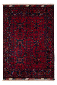 Afghan Rug - Royal - 147 x 101 cm - red