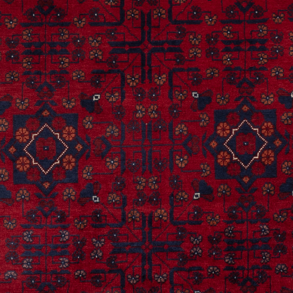 Afghan Rug - Royal - 147 x 101 cm - red