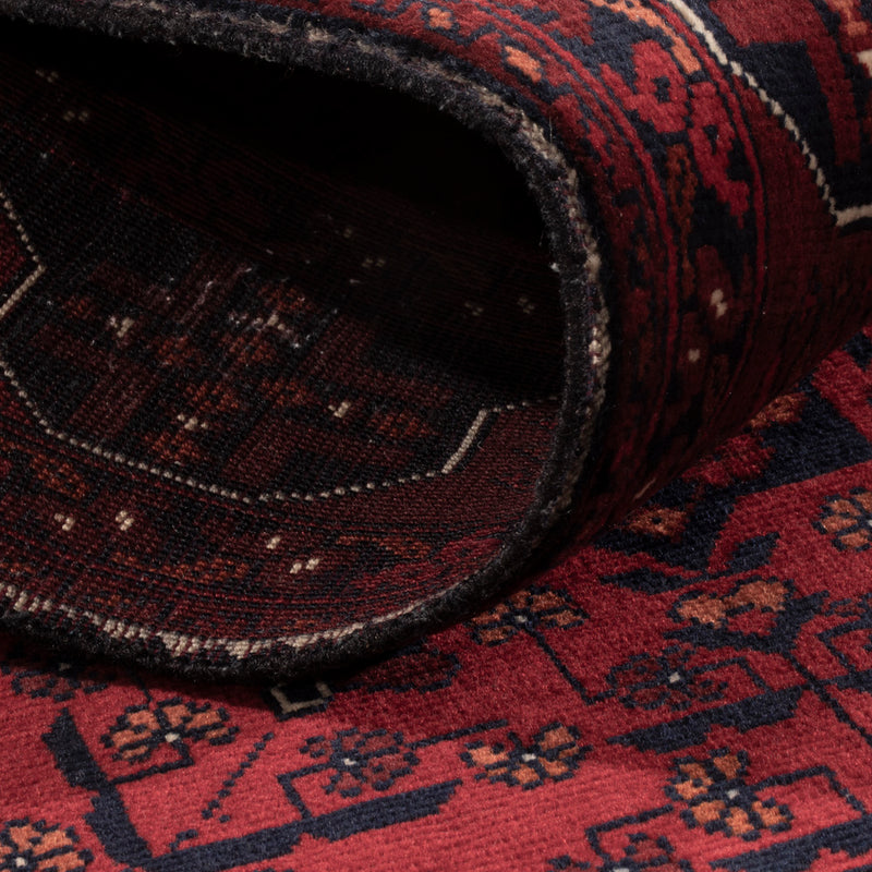 Afghan Rug - Royal - 147 x 101 cm - red