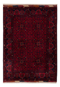 Afghan Rug - Royal - 139 x 100 cm - red