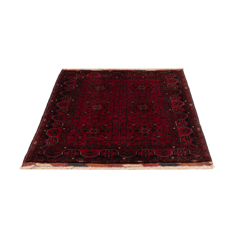 Afghan Rug - Royal - 139 x 100 cm - red