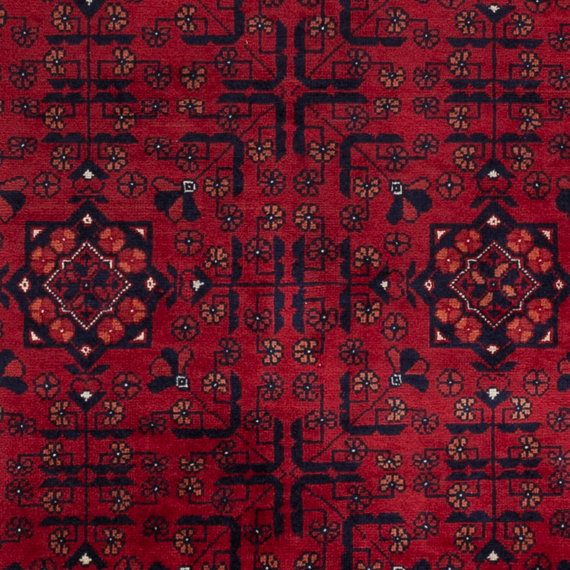Afghan Rug - Royal - 138 x 101 cm - red