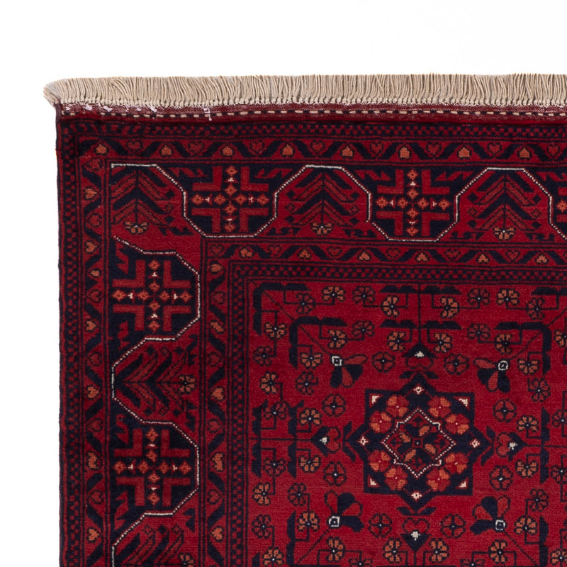 Afghan Rug - Royal - 138 x 101 cm - red