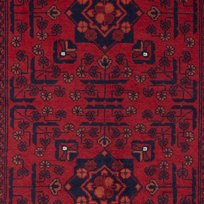 Afghan Rug - Kunduz - 147 x 100 cm - red