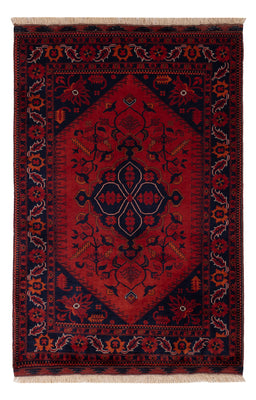 Afghan Rug - Royal - 150 x 97 cm - red