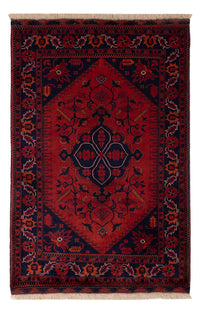 Afghan Rug - Royal - 150 x 97 cm - red