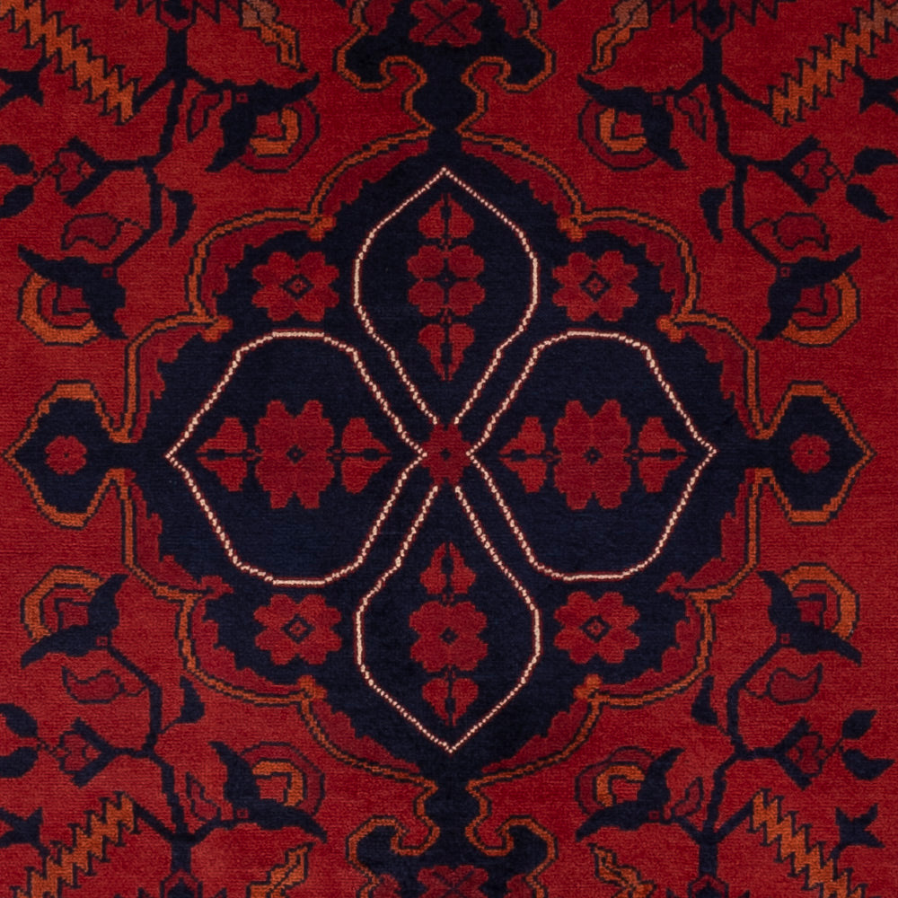 Afghan Rug - Royal - 150 x 97 cm - red