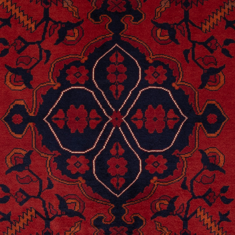 Afghan Rug - Royal - 150 x 97 cm - red