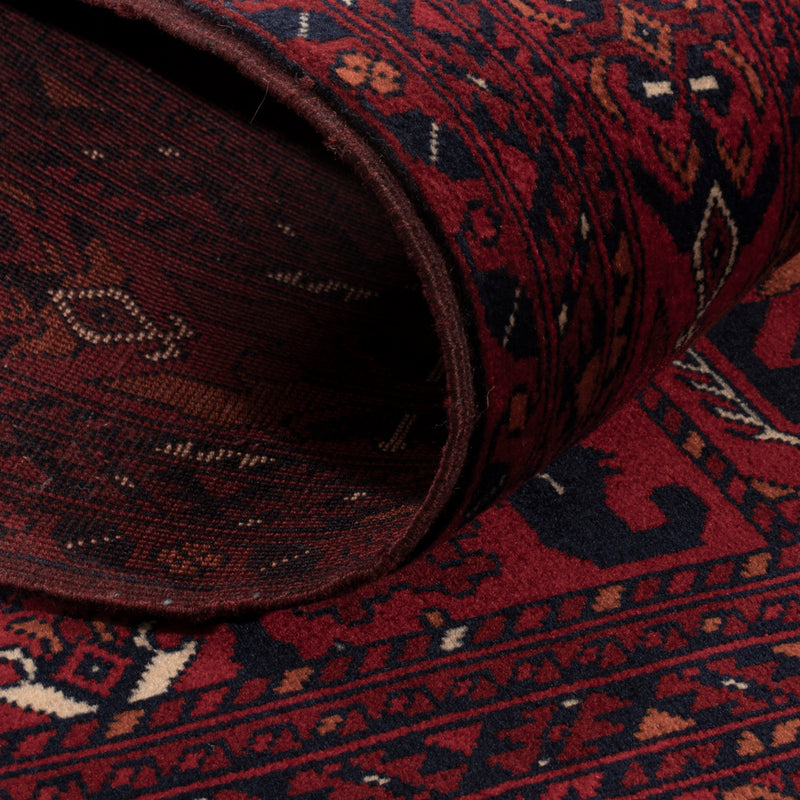 Afghan Rug - Royal - 147 x 99 cm - red