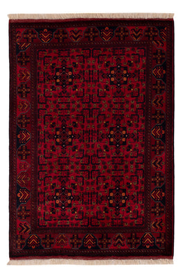Afghan Rug - Royal - 147 x 100 cm - red