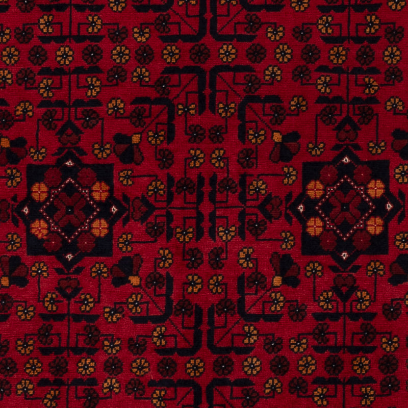 Afghan Rug - Royal - 147 x 100 cm - red