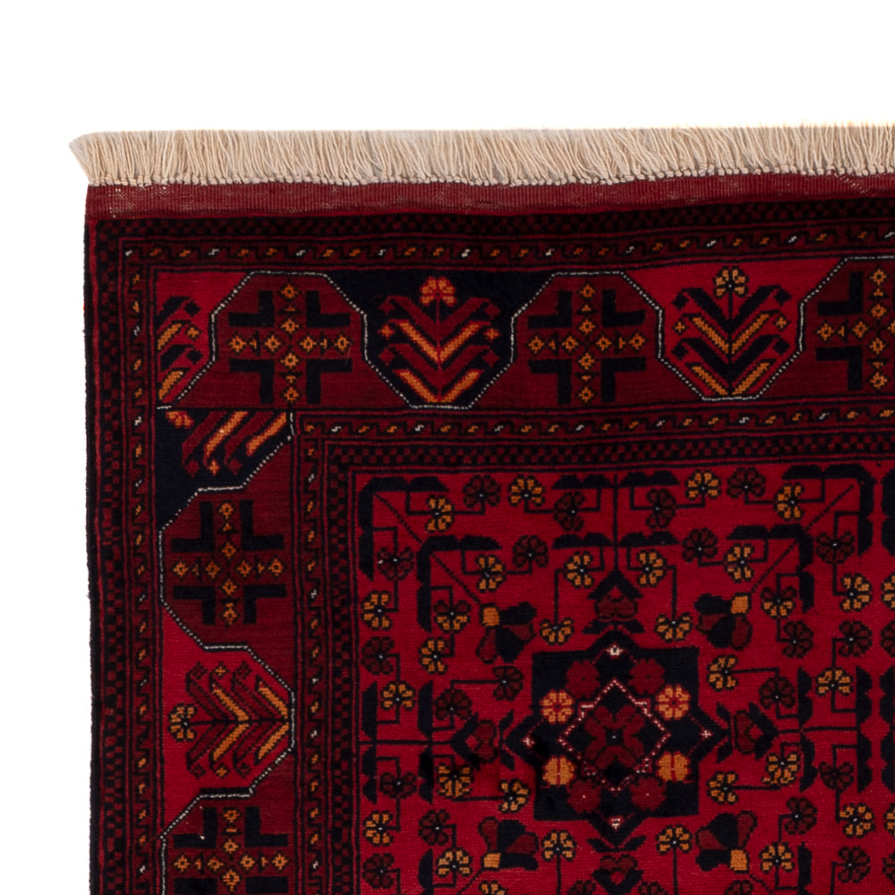 Afghan Rug - Royal - 147 x 100 cm - red