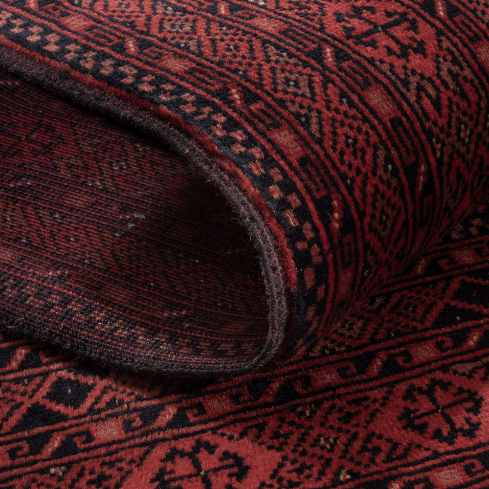 Afghan Rug - Royal - 148 x 100 cm - red