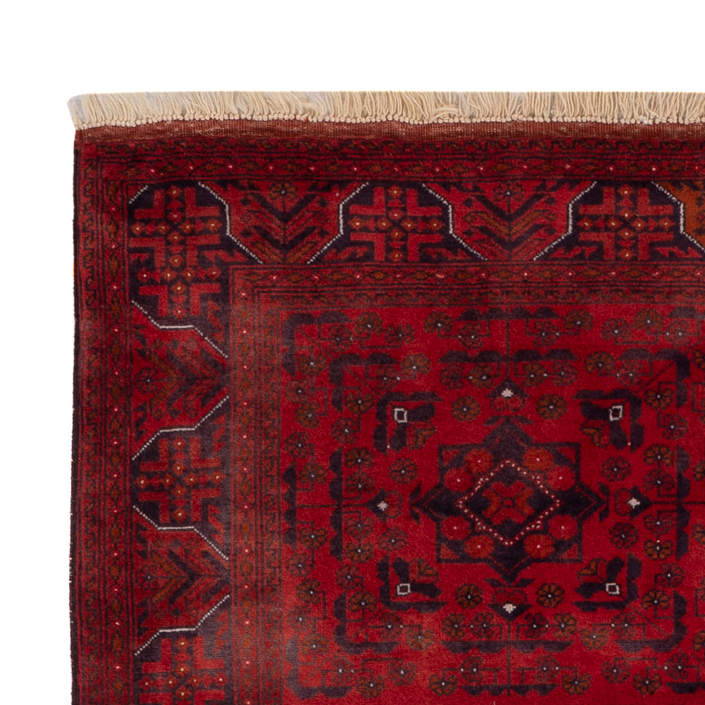 Afghan Rug - Royal - 139 x 101 cm - red