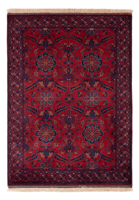 Afghan Rug - Royal - 142 x 100 cm - red